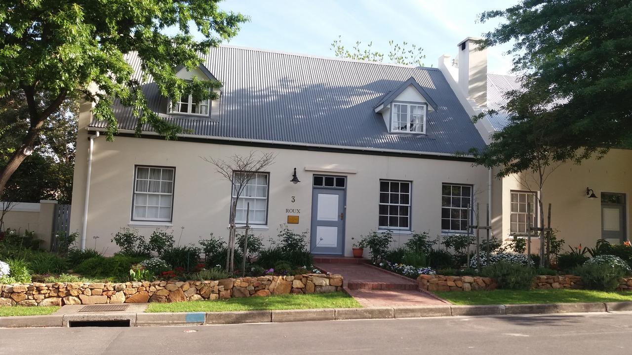 3 On Roux Bed & Breakfast Franschhoek Dış mekan fotoğraf